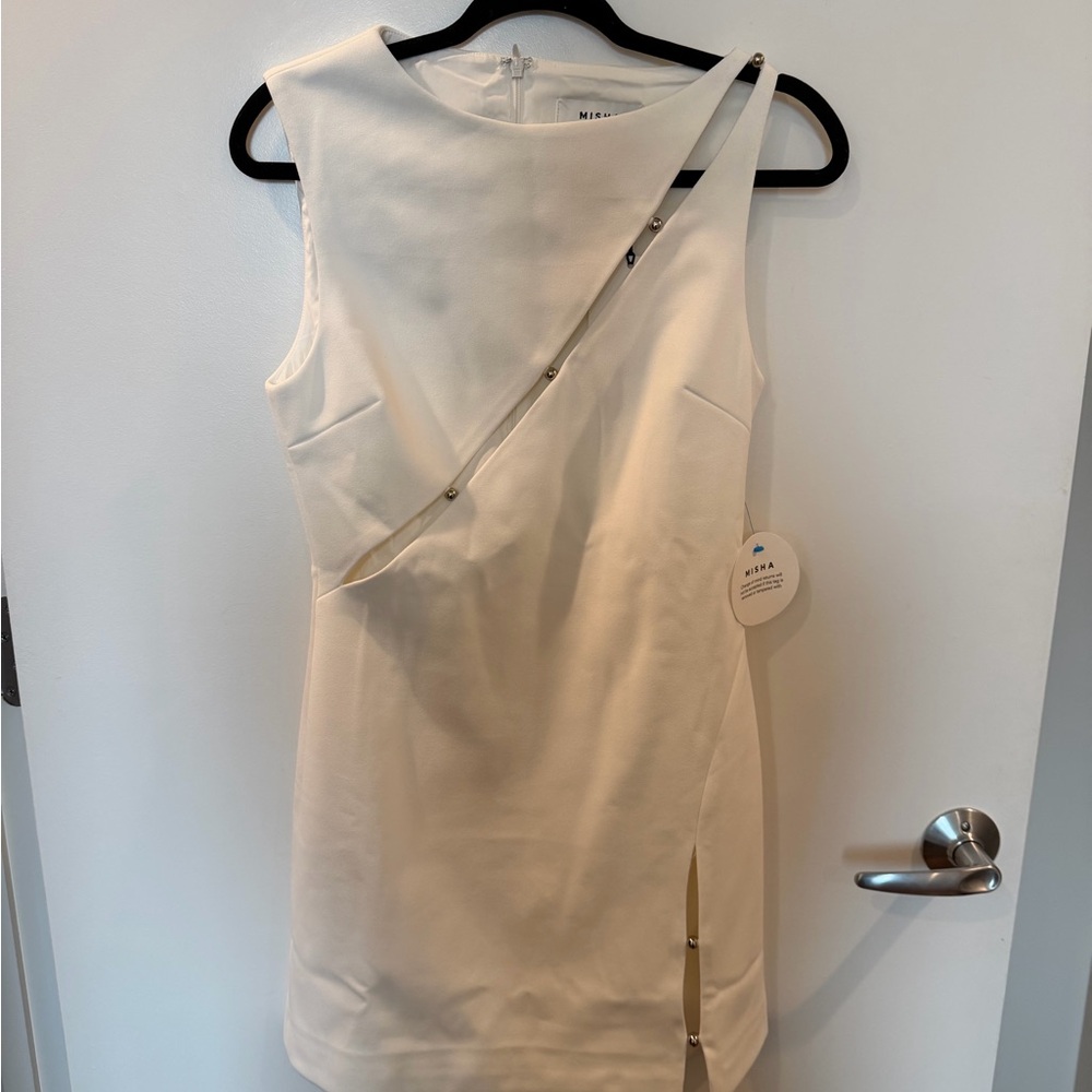 NWT - Misha Josie White Mini Dress